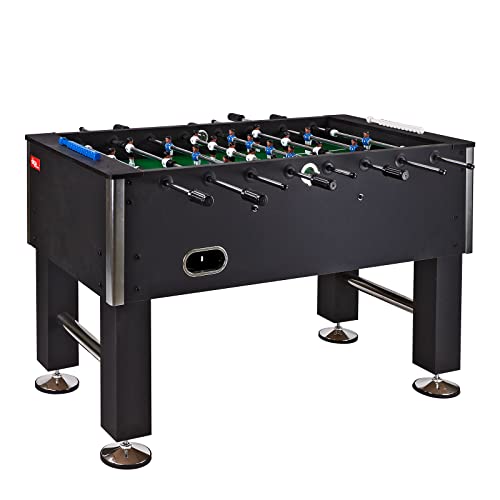 DEMA Tischfussball Kicker International, schwarz,...