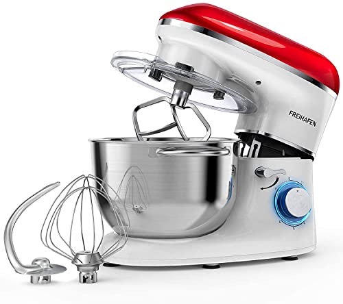 Küchenmaschine Knetmaschine, Freihafen 1400W 5,5L...
