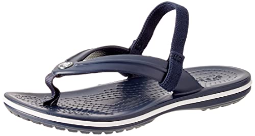 Crocs Unisex Kinder Crocband Strap Flip, Navy,...