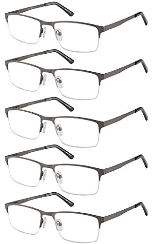 EYECEDAR 5 Stuks Lesebrille Herren Anti-blaues...