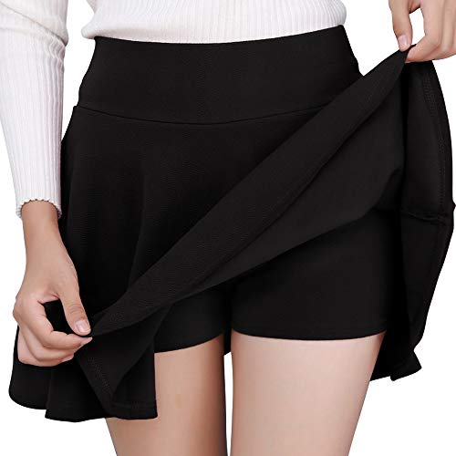 DJT FASHION Damen Mädchen Basic Solid vielseitige...
