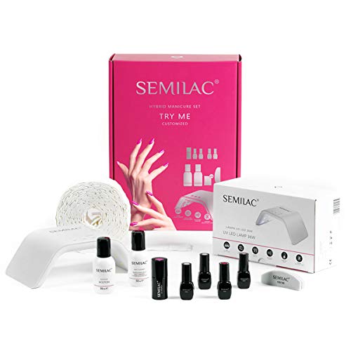 Semilac Try Me Hybrid-Maniküre-Set 3 bunte...