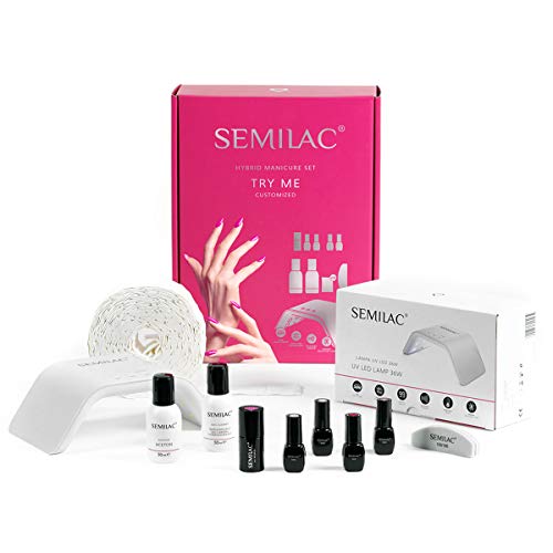Semilac Try Me Hybrid-Maniküre-Set 3 bunte...