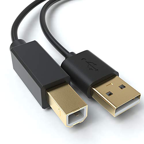 JAMEGA 1m USB Drucker-Kabel - Scanner-Kabel - USB...
