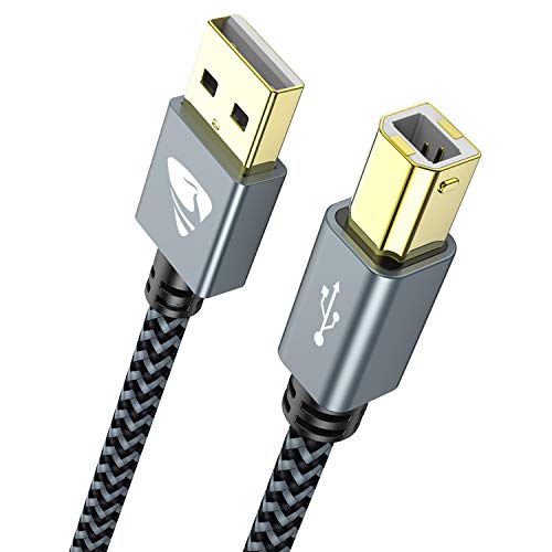 USB Druckerkabel【2M】,USB 2.0 Typ B Kabel USB A...
