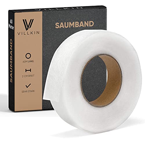 Villkin Saumband 60m Länge und 20mm Breite –...
