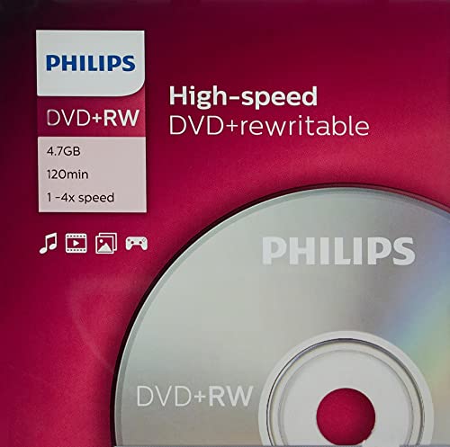 Philips DW 4 S 4 J 05 F/10 DVD+RW Rohlinge (4.7 GB...