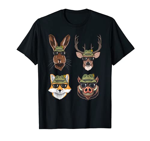 Jäger Jagd Wald Geschenk T-Shirt