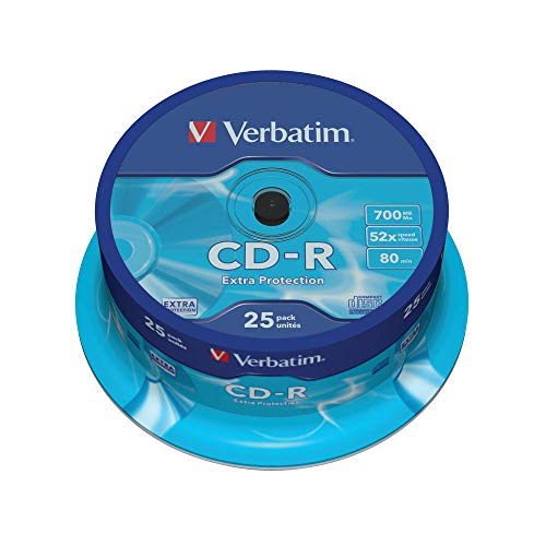Verbatim CD-R 52x Speed 25er Spindel 700MB...