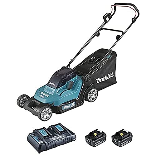 Makita DLM432PT2 Akku-Rasenmäher 2x18 V / 5,0 Ah,...