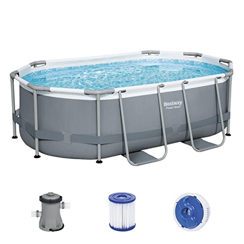 Bestway Power Steel Frame Pool-Set mit Filterpumpe...