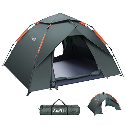 Amflip Camping Zelt Automatisches 3 Mann Personen...