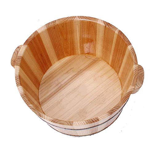 Fußwanne aus Massivem Holz Soak Sauna Fuß...