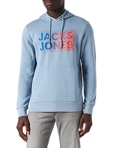 JACK & JONES Mens Jcoraymond Sweat Hood FST...