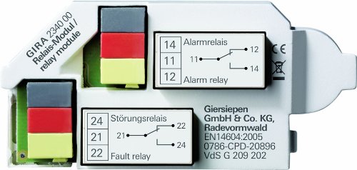 Gira 234000 Relaismodul Rauchwarnmelder Dual VdS...