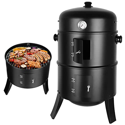Smoker, Räucherofen, BBQ Räuchertonne,...