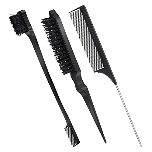 Sibba Haarbürste 3 Teiliges Set schwarz...