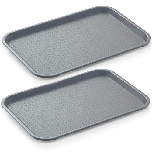 mikken 2 x Gastro-Tablett, grau 35 x 27 cm,...