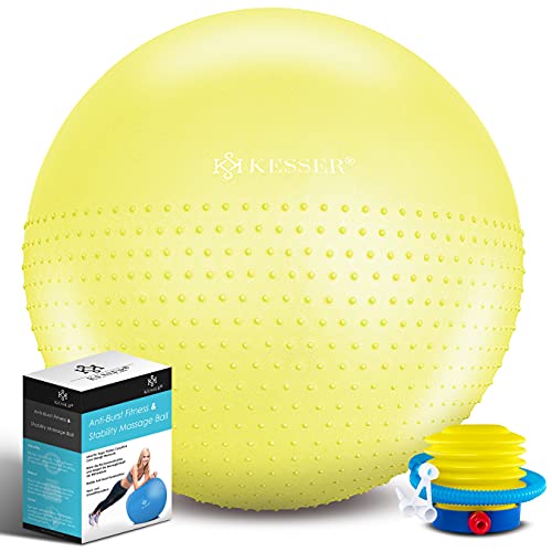 KESSER® Gymnastikball mit Luftpumpe Pumpe -...