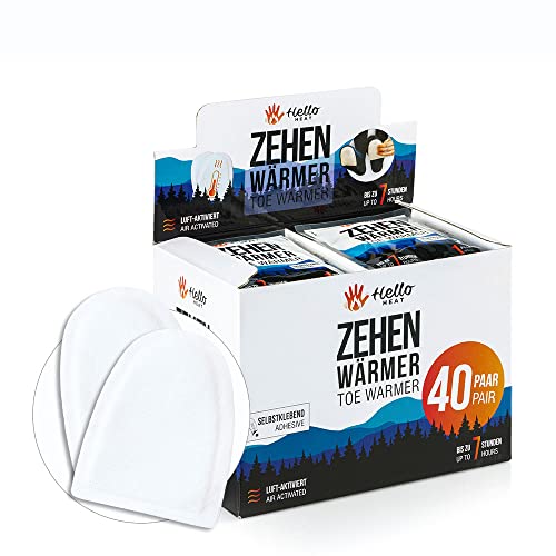 HELLO HEAT -Warmpack- 40 Paar Zehenwärmer I...