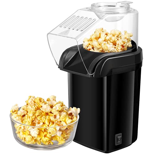 Popcornmaschine, 1200W Heißluft Popcorn Maker...