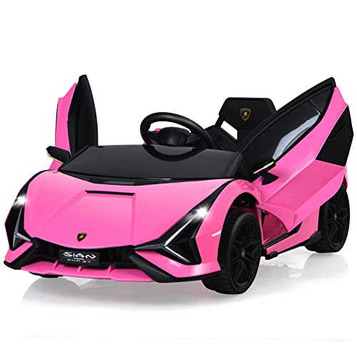 COSTWAY 12V Lamborghini Kinder Elektroauto mit...