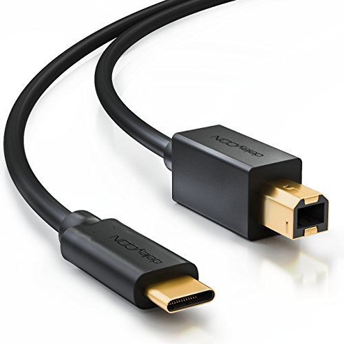 deleyCON 3,0m USB 2.0 Kabel - Stecker Typ C auf...