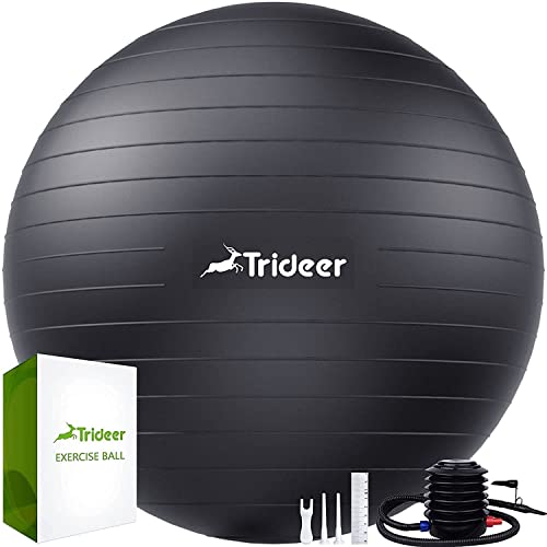 Trideer Dicker Gymnastikball, Anti-Burst Pilates...