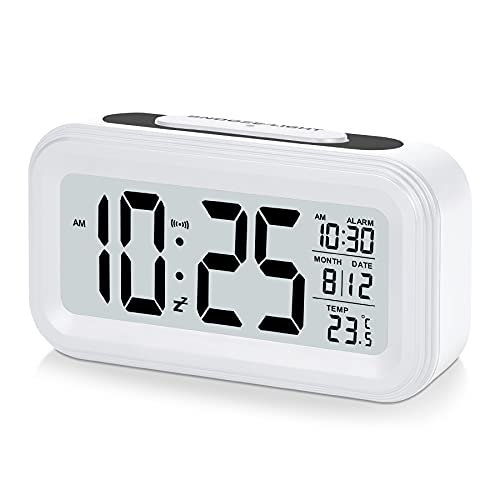 U-picks Smart Digitaler Wecker, 4.3'' LCD Display...