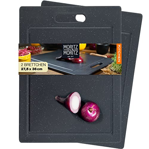Moritz & Moritz 2tlg Schneidebrett Kunststoff Set...