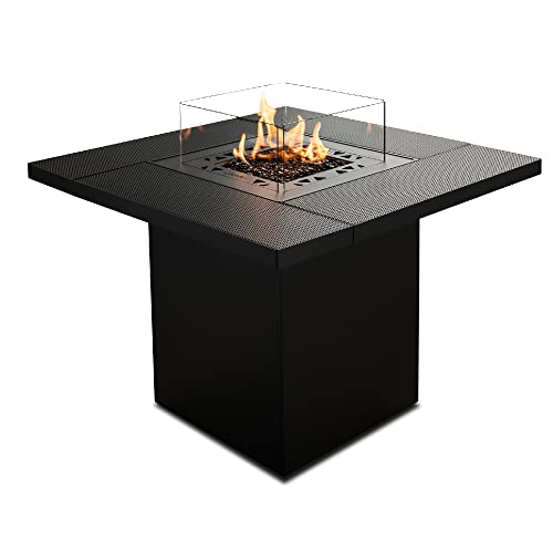 Planika - Square Table - Feuertisch Gas,...