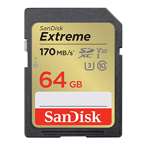 SanDisk Extreme SDXC UHS-I Speicherkarte 64 GB...