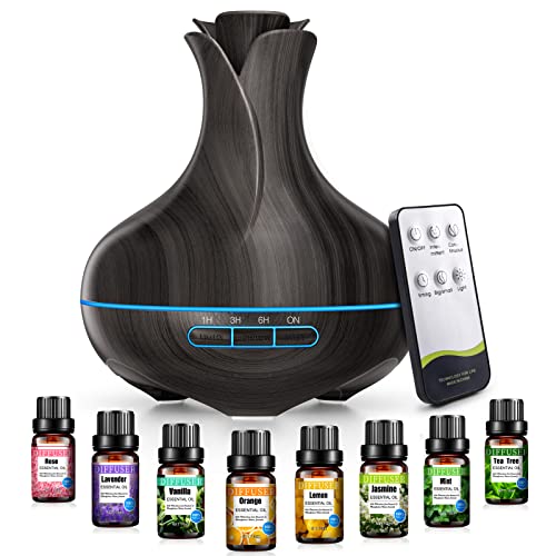 600 ML Aromatherapie-Öl-Diffusoren Mit 8...