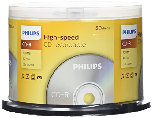 Philips CD-R Rohlinge (700 MB Data/ 80 Minuten,...