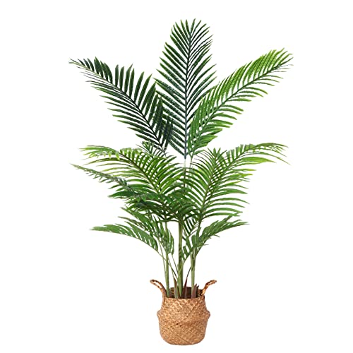 Ferrgoal Kunstpflanze Areca Palme mit Seegras Korb...
