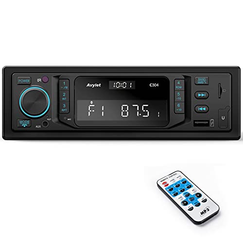 Autoradio Bluetooth 5.0,Avylet RDS/FM/AM/7 Farben...