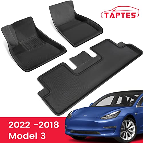 TAPTES® Fußmatten für Tesla Model 3 2022 2021...