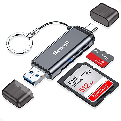 USB 3.0 Kartenleser, Beikell USB C Kartenleser,...