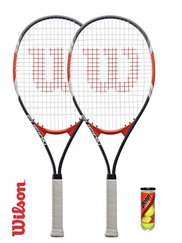 Wilson 2 x XL Tennisschläger Series + 3...