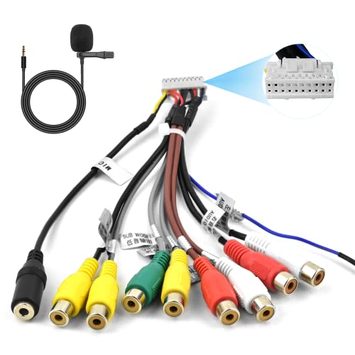 Hikity 3,5 MM 20 Polig Stecker auf 9 Cinch Stecker...