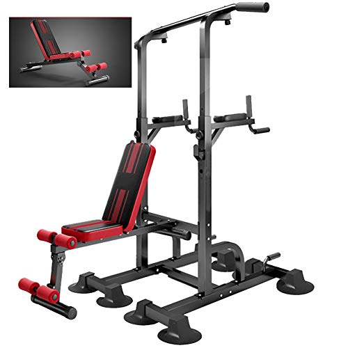 WSHA Power Tower Pull Up Dip Station mit...