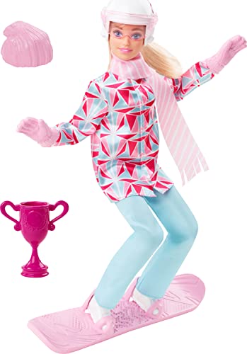 Barbie HCN32 - Wintersport Snowboarder Puppe (ca...