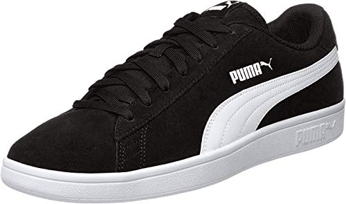 PUMA Unisex Smash V2 Sneaker, Black Puma White...