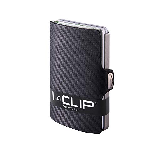 I-CLIP Original Silver Carbon Black, Geldbörse,...