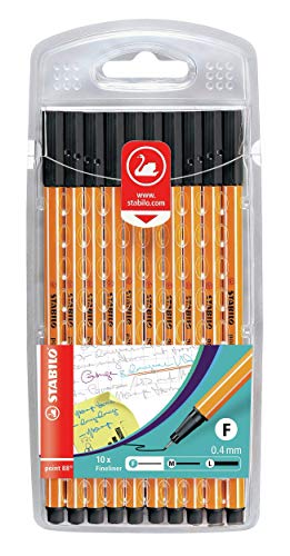 Fineliner - STABILO point 88 - 10er Pack - schwarz