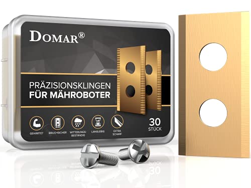 DOMAR® - Langlebige Worx Landroid Messer inkl....