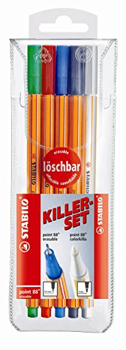 STABILO Fineliner & Tintenkiller im Set - point 88...