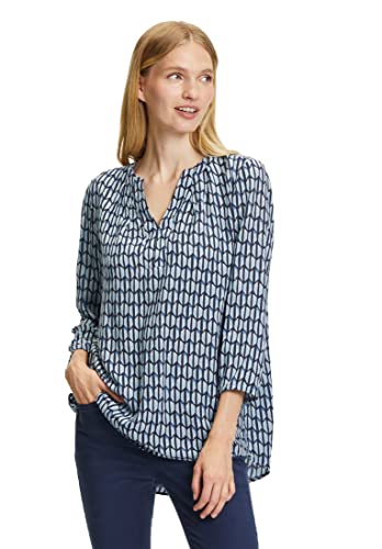 Cartoon Damen 8872/7204 Bluse, Dark Blue/Blue, 42