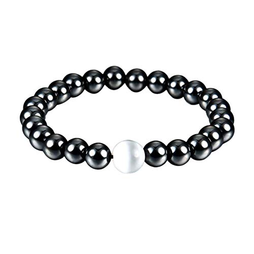 Magnetisches Armband Unisex Hämatit Stein Armreif...