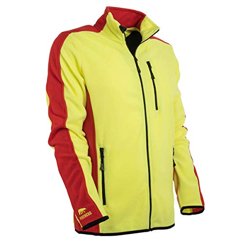 FORSBERG Fleecejacke Bjarkir, Farbe:gelb/rot,...